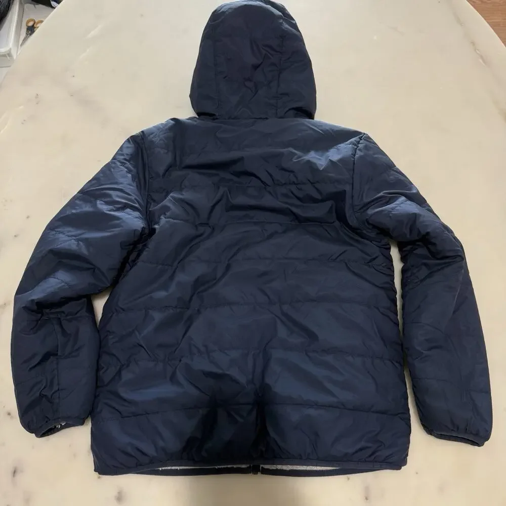 Big Kids Patagonia Reddy Freddy Reversible Jacket Size L (12) Navy Blue Winter